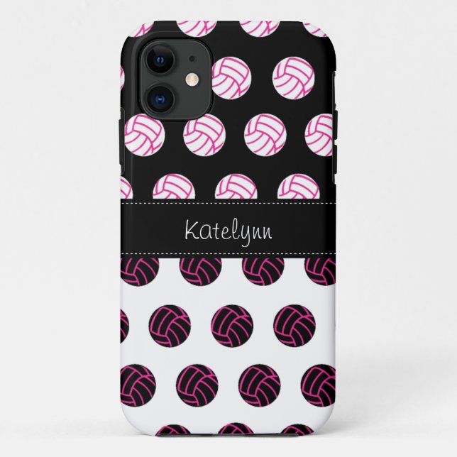 Cute and Trendy Polka Dot Volleyball iPhone 5 Case (Back)