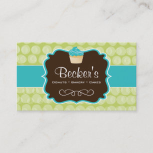 Cute and Whimsical Cupcake Business Card