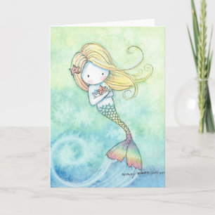Cute and Whimsical Mermaid Card