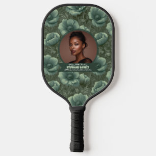 Cute Anemones Forty Birthday Custom Pickleball Paddle
