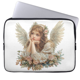 Cute Angel / Cherub / Guardian Angel Laptop Sleeve