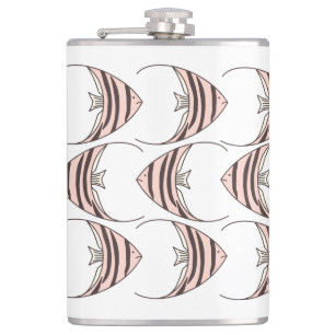 Cute Angel Fish Hip Flask