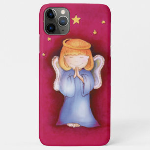 Cute angel girl red pink iphone case