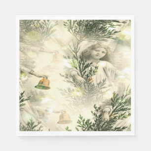 Cute Angel marble paper napkin