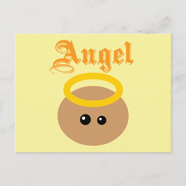 Cute Angel Postcard (Front)
