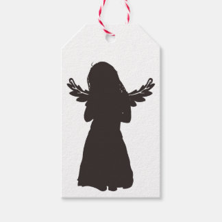 Cute Angel Silhouette (choose a background colour) Gift Tags