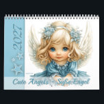 Cute Angels – Süße Engel 2027 Calendar<br><div class="desc">This cute angels calendar / cherubs calendar / guardian angels calendar (or in German: Engelkalender) is designed to bring inspiration and joy all year round. Each month showcases beautiful little angels in blue, pink, green, orange, brown, and white tones that radiate warmth and positivity. On the left side, stars shine...</div>