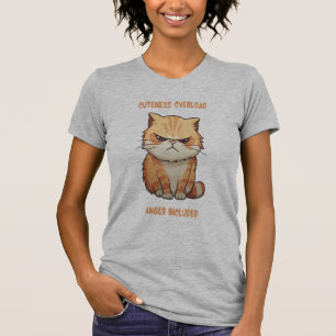 Cute Angry Cat T-Shirt