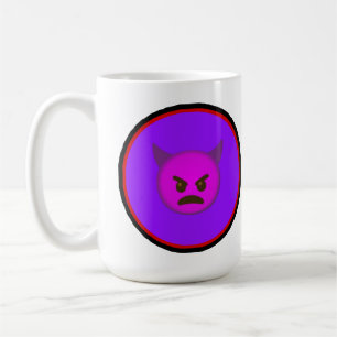 Cute Angry Emoji Icons  Coffee Mug