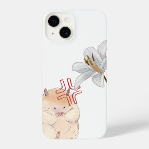 cute angry hamster iPhone 14 case