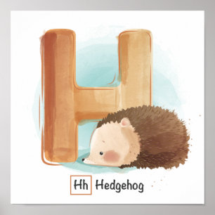 Cute Animal Alphabet Poster