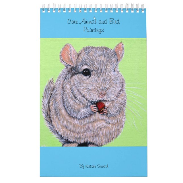 Cute Animal and Bird Paintings Calendar (Cover)