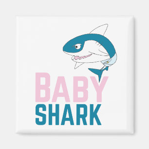 Cute Animal Art Animal Baby Sharks Animal Art Magnet