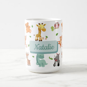 Cute Animal Cartoon Kid's Coffee Mug