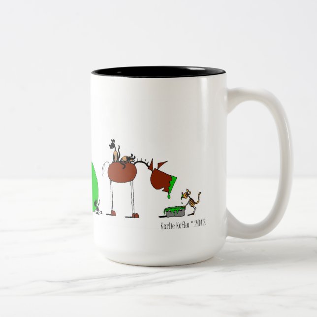 Cute Animal Cartoon Mug (Right)