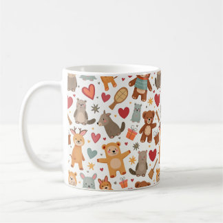Cute animal character mug