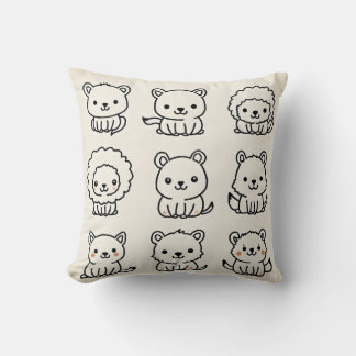 Cute animal cushion