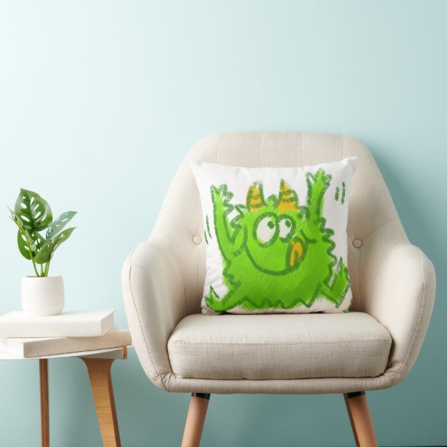 Cute Animal Drawing Cushion (Chair)