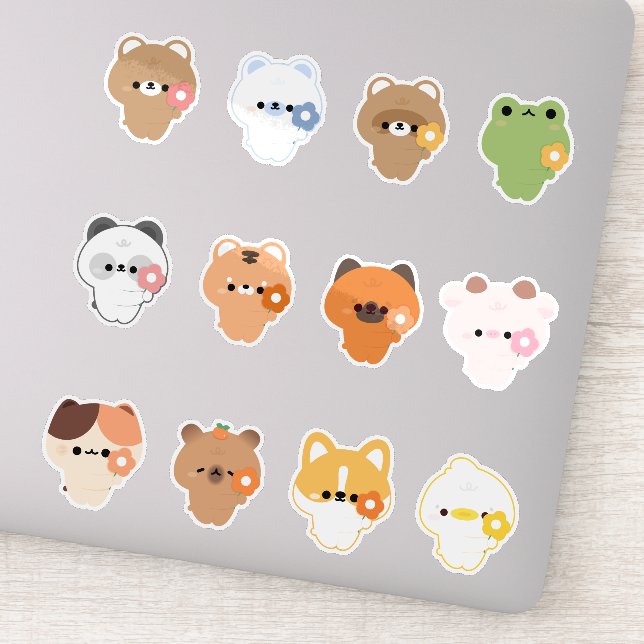 Cute Animal Flowers (Detail)