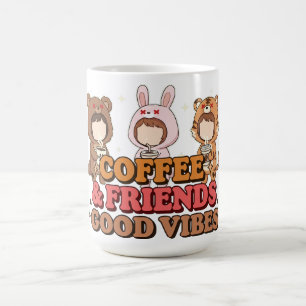 Cute Animal Friends Coffee Lovers Coffee Mug