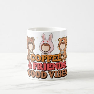 Cute Animal Friends Coffee Lovers Coffee Mug