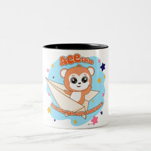 Cute Animal Frienz: Inspiring Kids Every Day Two-Tone Coffee Mug