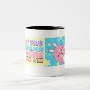 Cute Animal Frienz: Kids' Accessories Two-Tone Coffee Mug