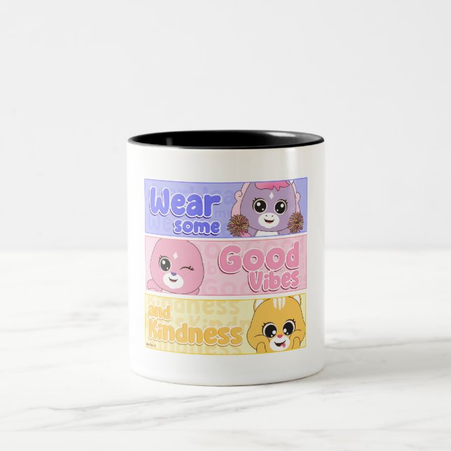 Cute Animal Frienz: Perfect for Kids Two-Tone Coffee Mug (Center)