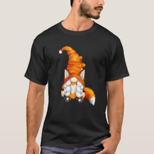 Cute Animal Gnome Girl For Forester Matching Coupl T-Shirt