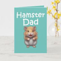 Cute Animal Hammy Pet Owner Hamster Dad