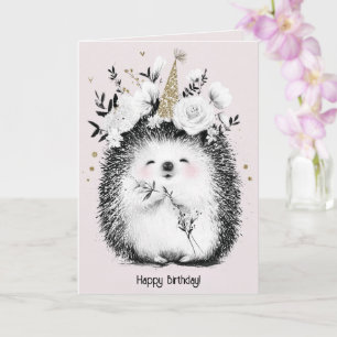 Cute Animal Happy Birthday Card