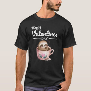 Cute Animal Heart Panda Happy Valentine Day 43 T-Shirt