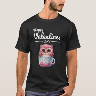 Cute Animal Heart Panda Happy Valentine Day  69 T-Shirt