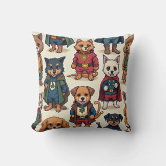 cute animal heroes cushion