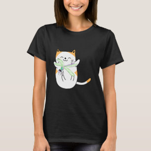 Cute Animal Lover Insect Cat Pet Wildlife Dragonf T-Shirt