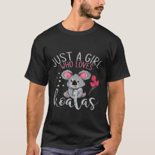 Cute Animal Lover Women Girls Kids Koala T-Shirt