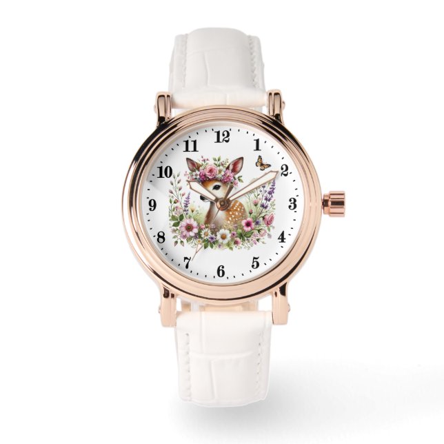 Cute animal lovers deer watch (Front)