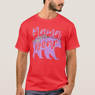 Cute Animal Mothers Day Bear Family Mum Mama Bear  T-Shirt