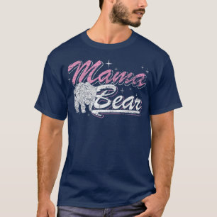 Cute Animal Mum Bear Family Mummy Mama Bear T-Shirt