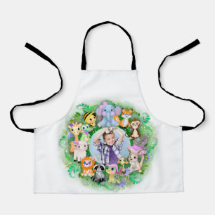 Cute Animal Photo Frame Apron