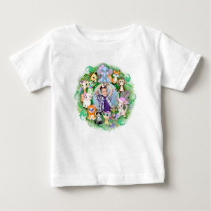 Cute Animal Photo Frame Baby T-Shirt