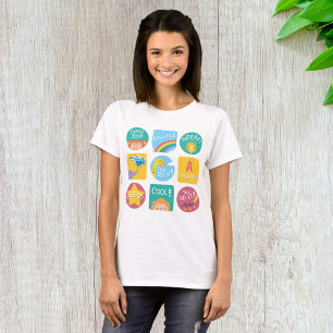 Cute Animal Reward Motivational Classroom Labels T-Shirt