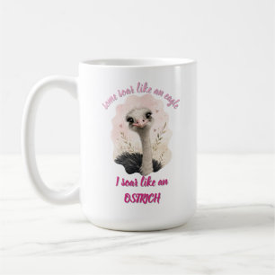 Cute Animal T-shirt, Funny Ostrich Tee Coffee Mug