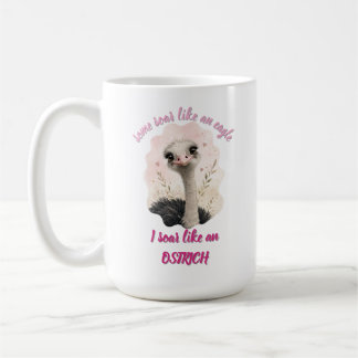 Cute Animal T-shirt, Funny Ostrich Tee Coffee Mug