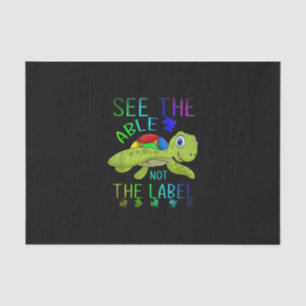 Cute Animal Turtle Autism Tissue Paper