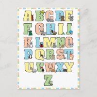 Cute Animals Alphabet Letters Educational