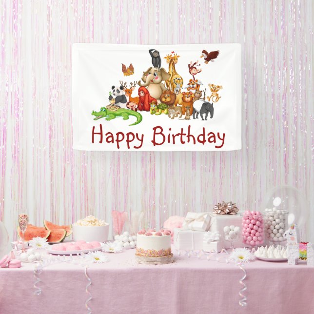 Cute animals banner (Party)