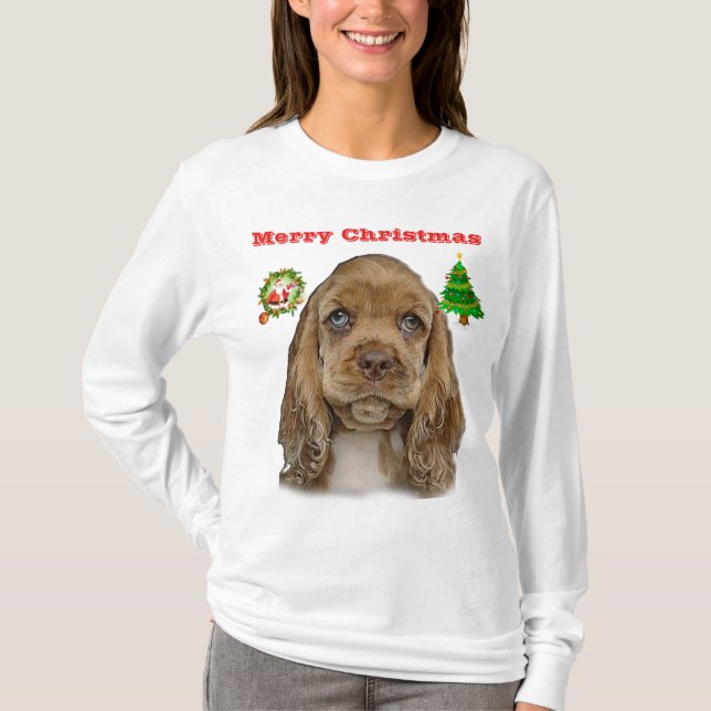 Cute Animals christimas T-Shirt (Front)
