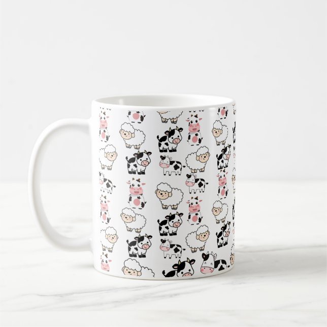 cute animals  coffee mug (Left)