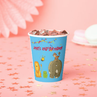 Cute Animals Customisable Birthday kids cup